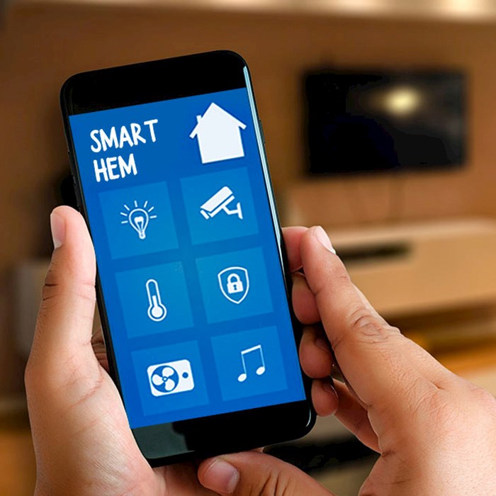 Smart hem-installation i Växjö